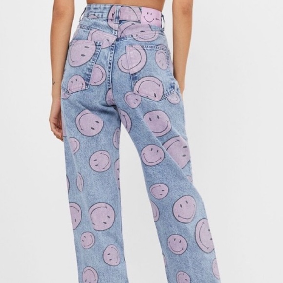 Bershka | Jeans | Bershka Smile Smiley 